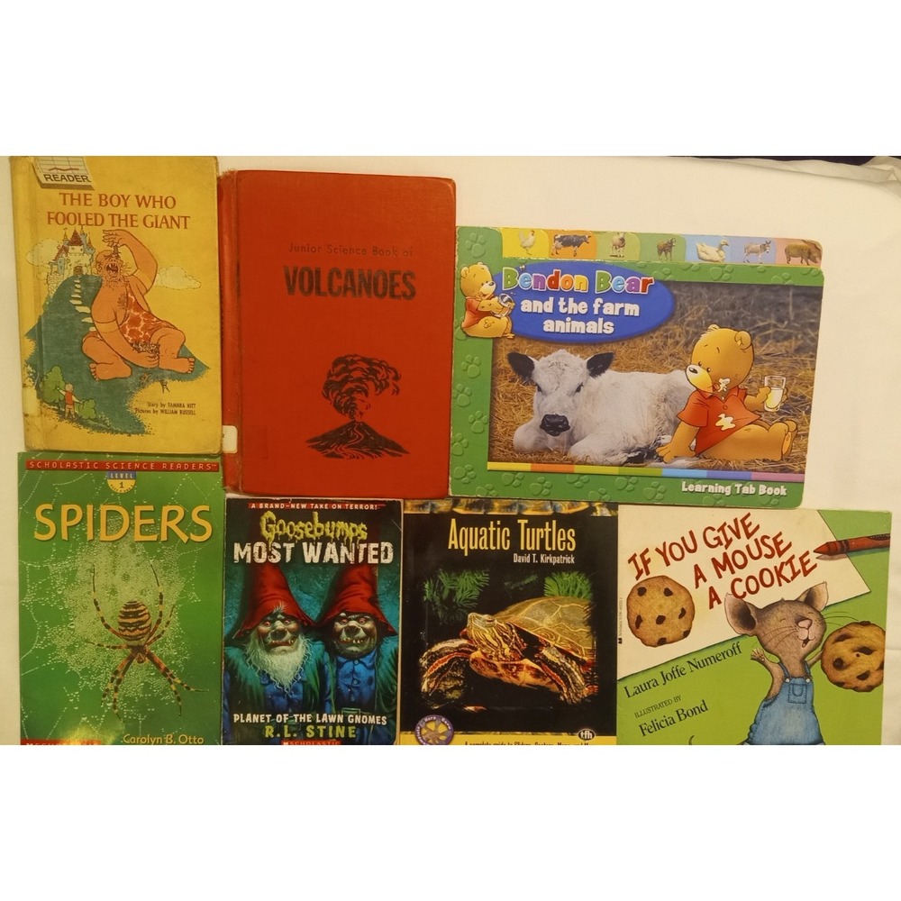 Lot 7 Childrens Kids Books Early Readers Beginning Scholastic Learn to Read